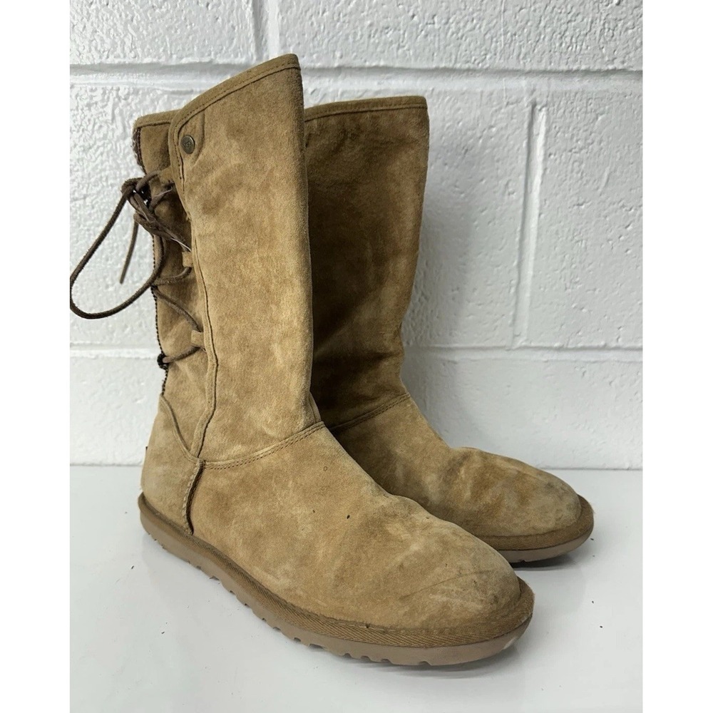 Suede Fabric Women UGG 1010820 Brown Tan Winter Boots / Women's 8 EU 39‎